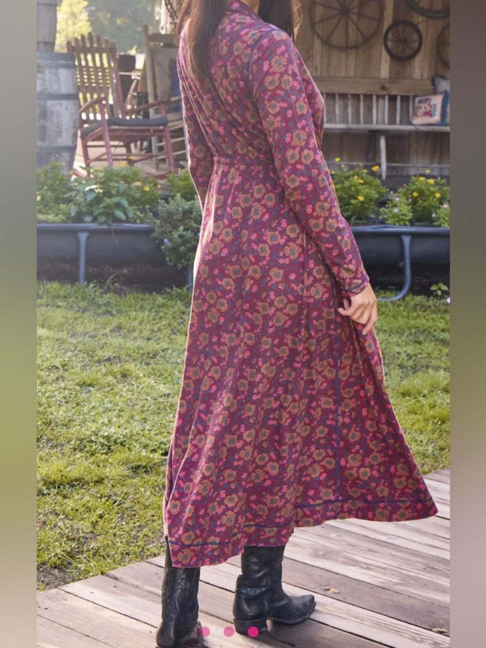 Natural Life Christa 💯 Cotton Maxi Dress. NWT - Picture 12 of 13